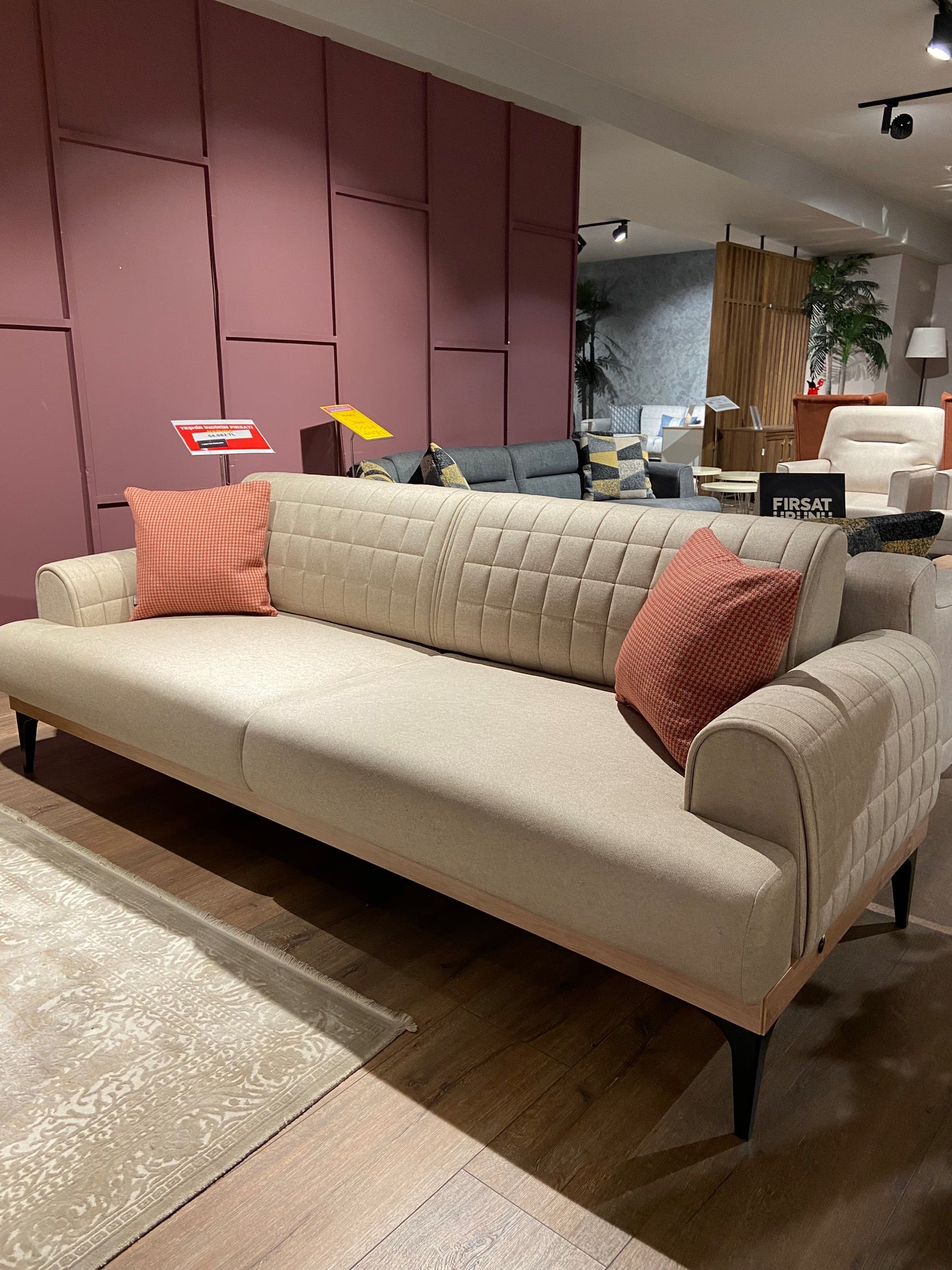Natura Koltuk Takımı 3+3+1+1 Outlet
