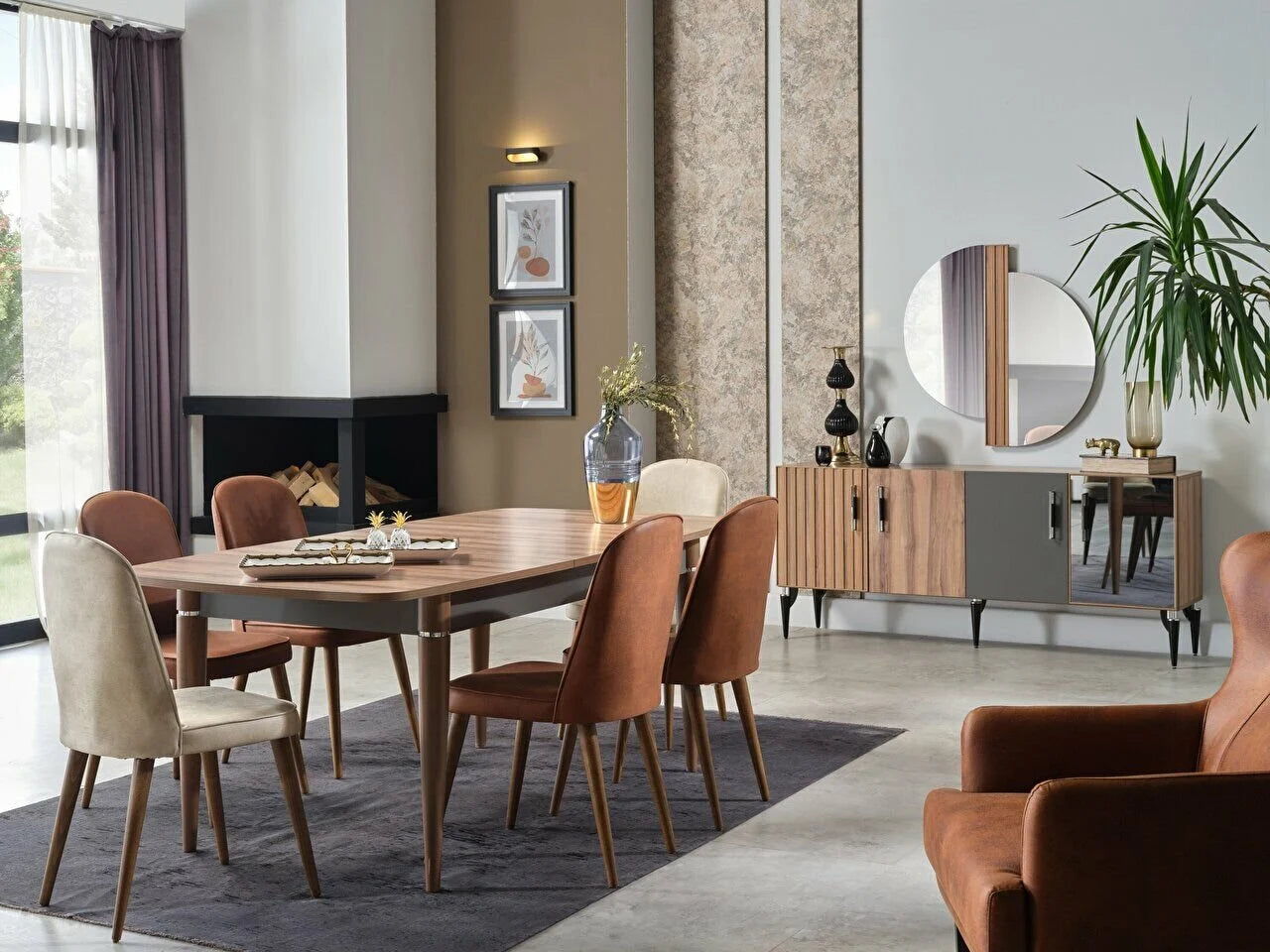 Natura Yemek Odası Outlet